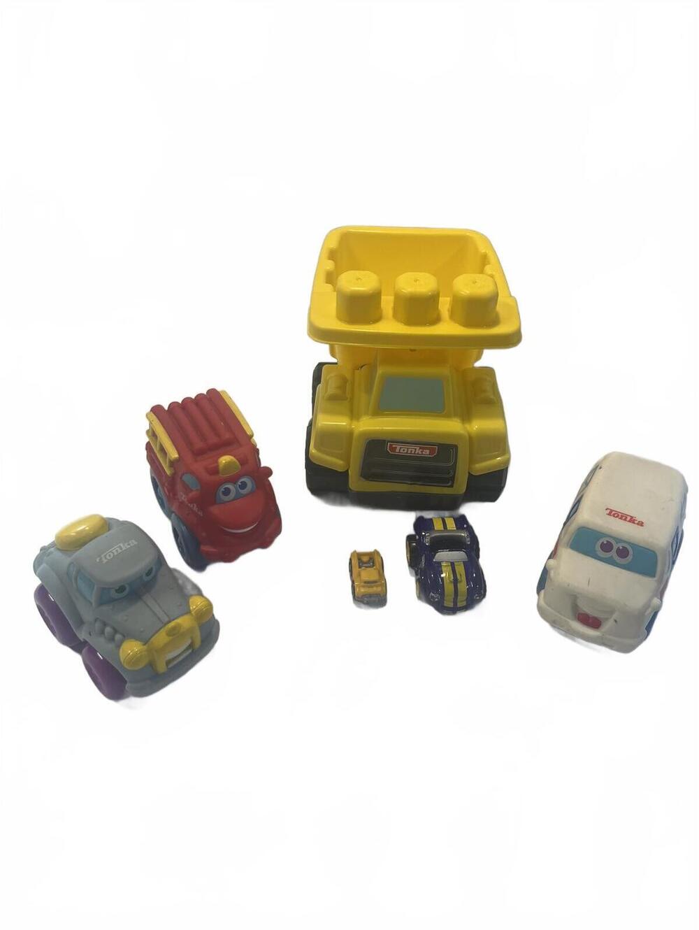 Vintage Tonka Toy Truck Vehicles Set of 6 Cars Imaginative Play